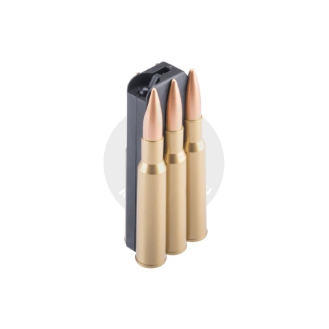 ARES 20 Round Mid-Cap Magazine for Kar 98k Spring Powered Airsoft Rifles - (Black)