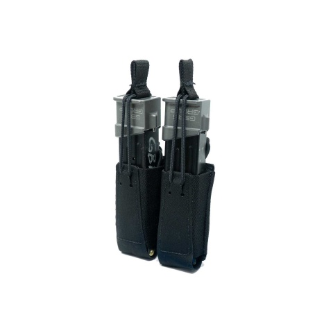 GBRS Group Double Pistol Magazine Pouch w/ Bungee Retention