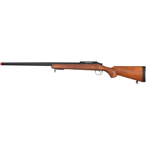 WELL Airsoft VSR-10 Bolt Action Rifle W/ Optic RIS - WOOD