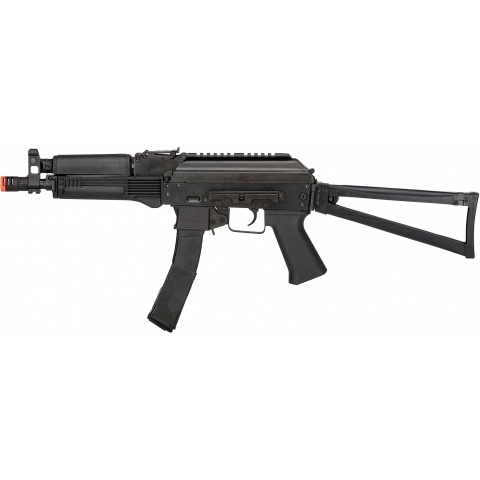 LCT Vityaz Steel PP-19-01 AEG Airsoft Submachine Gun - (Black)