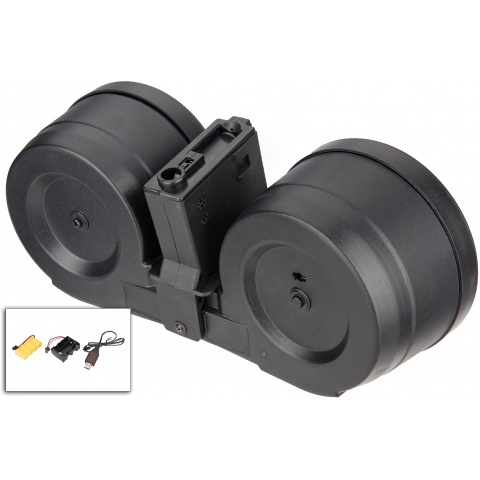 Sentinel Gears 2500rd M4 Auto-Winding Electric Drum C-Mag Magazine