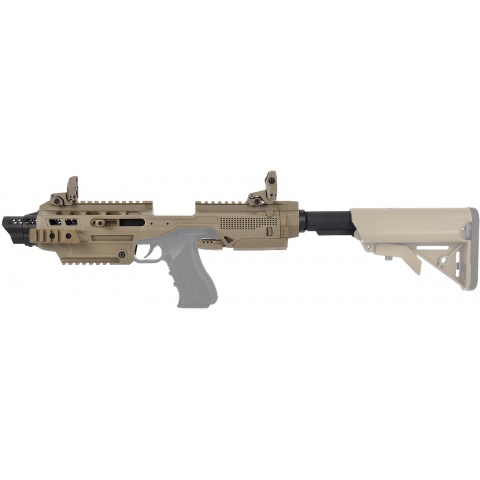 Pistol Conversion Kit for G Series Airsoft Pistols - DARK EARTH